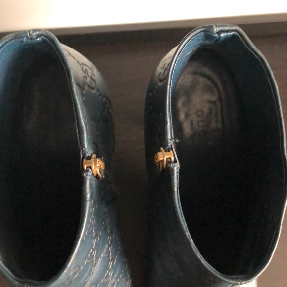 ⬇️$500 GUCCI Monogram ankle booties - Picture 5 of 8